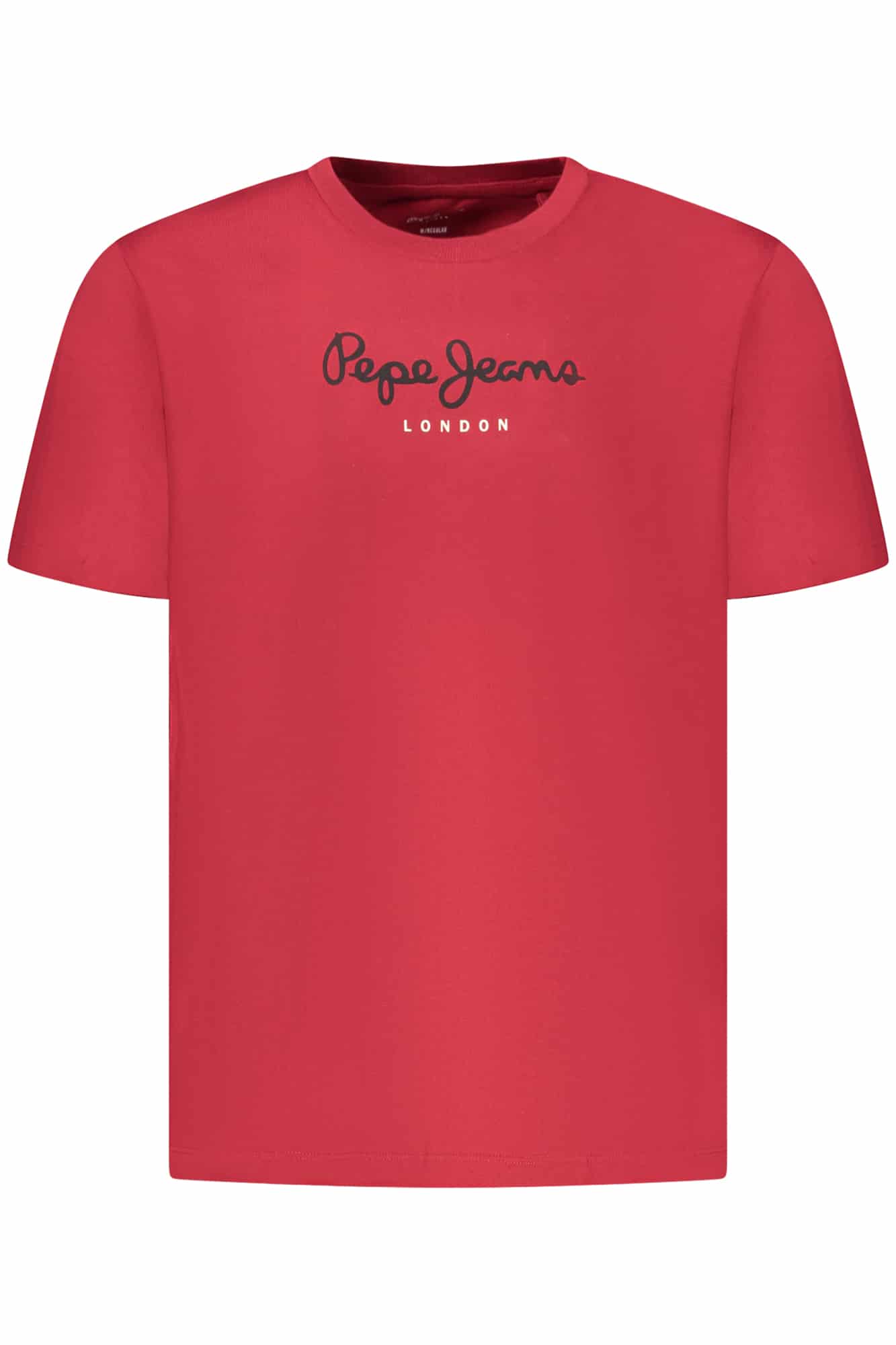 pepejeanst-shirtmanichecorteuomorosso_1 PEPE JEANS MEN'S SHORT-SLEEVED T-SHIRT, RED - Image 1