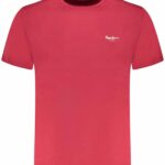 PEPE JEANS MEN'S SHORT-SLEEVED T-SHIRT, RED