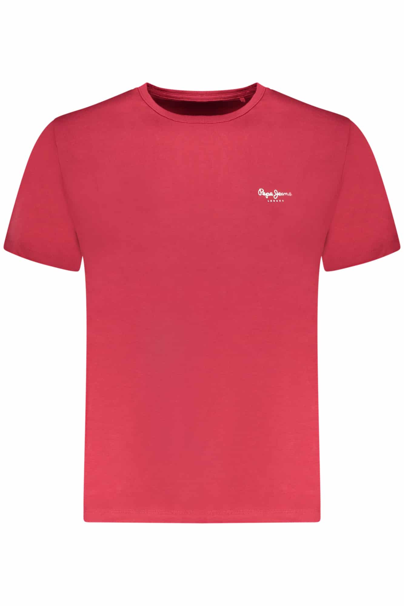pepejeanst-shirtmanichecorteuomorosso_1 PEPE JEANS MEN'S SHORT-SLEEVED T-SHIRT, RED - Image 1