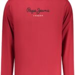 PEPE JEANS MEN'S LONG-SLEEVED T-SHIRT, RED