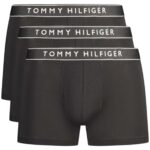 TOMMY HILFIGER MEN'S BLACK BOXER