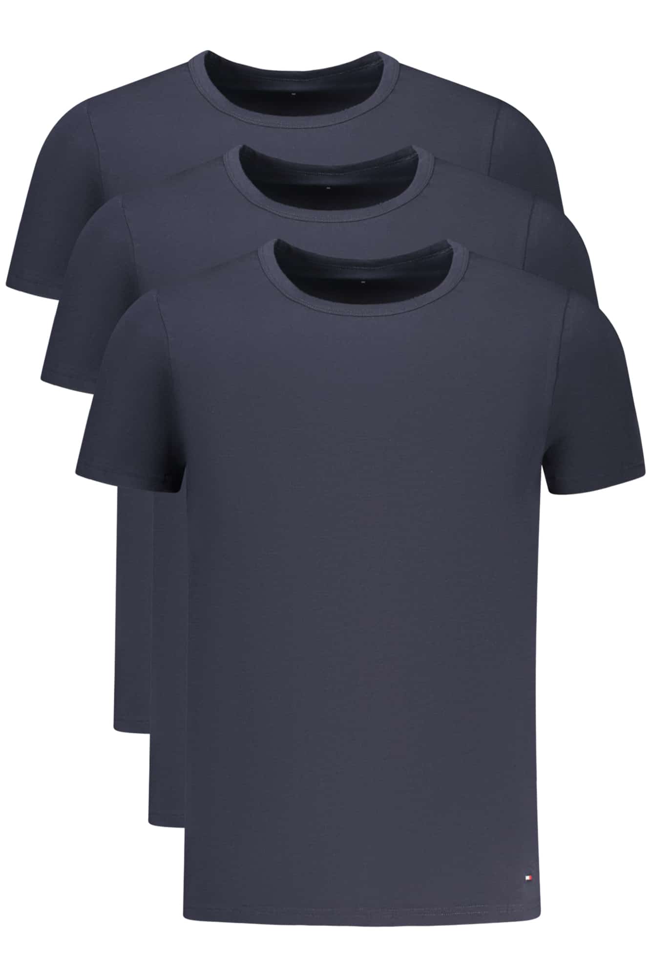 tommyhilfigert-shirtmanichecorteuomoblu_1 TOMMY HILFIGER MEN'S SHORT-SLEEVE T-SHIRT BLUE - Image 1