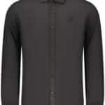 US GRAND MEN'S BLACK LONG-SLEEVED SHIRT