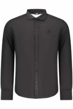 US GRAND MEN'S BLACK LONG-SLEEVED SHIRT