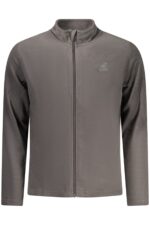 US GRAND MEN'S GRAY ZIP-UP SWEATSHIRT