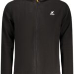 US GRAND MEN'S BLACK ZIP-UP SWEATSHIRT