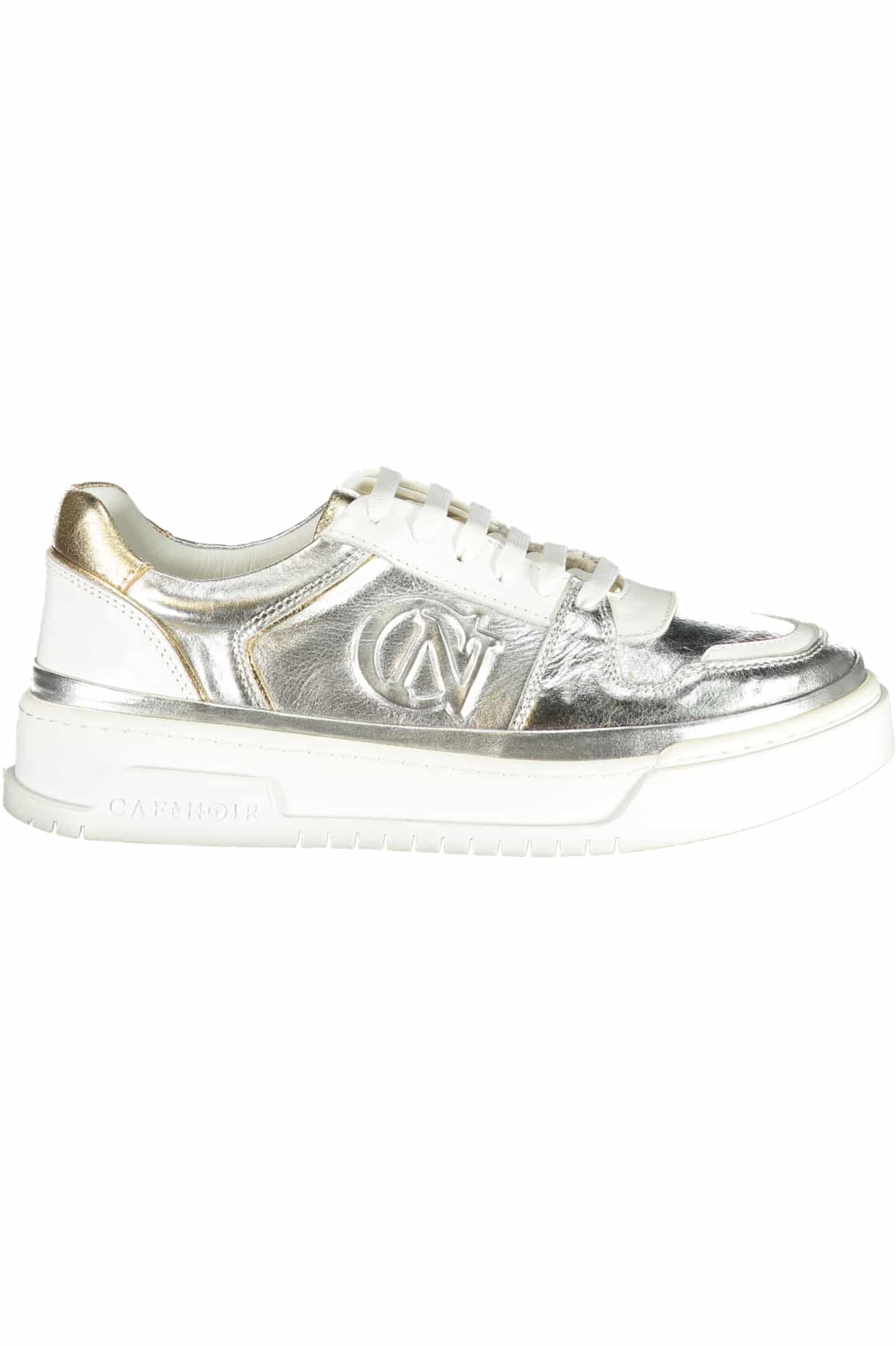cafenoircalzaturasportivadonnaargento_1 CAFENOIR SILVER WOMEN'S SPORTS SHOES - Image 1