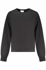 CALVIN KLEIN WOMEN'S BLACK ZIP-UP SWEATSHIRT