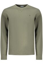 COVERI MOVING MEN'S ZIP-LESS SWEATSHIRT GREEN