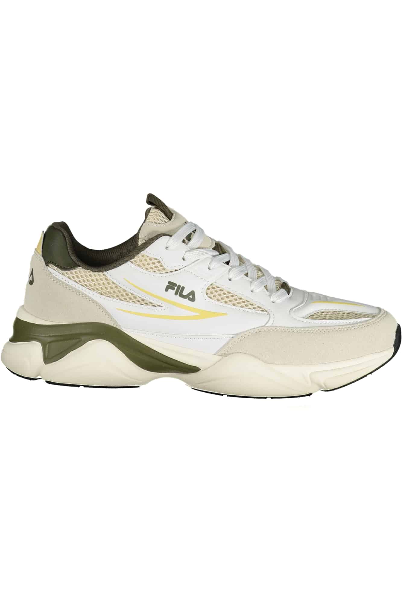 filacalzaturasportivauomobianco_1 FILA MEN'S WHITE SPORTS SHOES - Image 1
