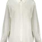 GUESS JEANS WOMEN'S LONG-SLEEVED SHIRT WHITE