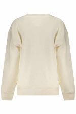 GUESS JEANS WOMEN'S WHITE ZIP-UP SWEATSHIRT - Image 2
