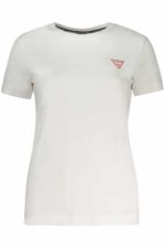 GUESS JEANS SHORT SLEEVE T-SHIRT WOMEN WHITE