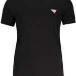 GUESS JEANS SHORT SLEEVE T-SHIRT WOMEN BLACK