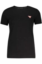 GUESS JEANS SHORT SLEEVE T-SHIRT WOMEN BLACK