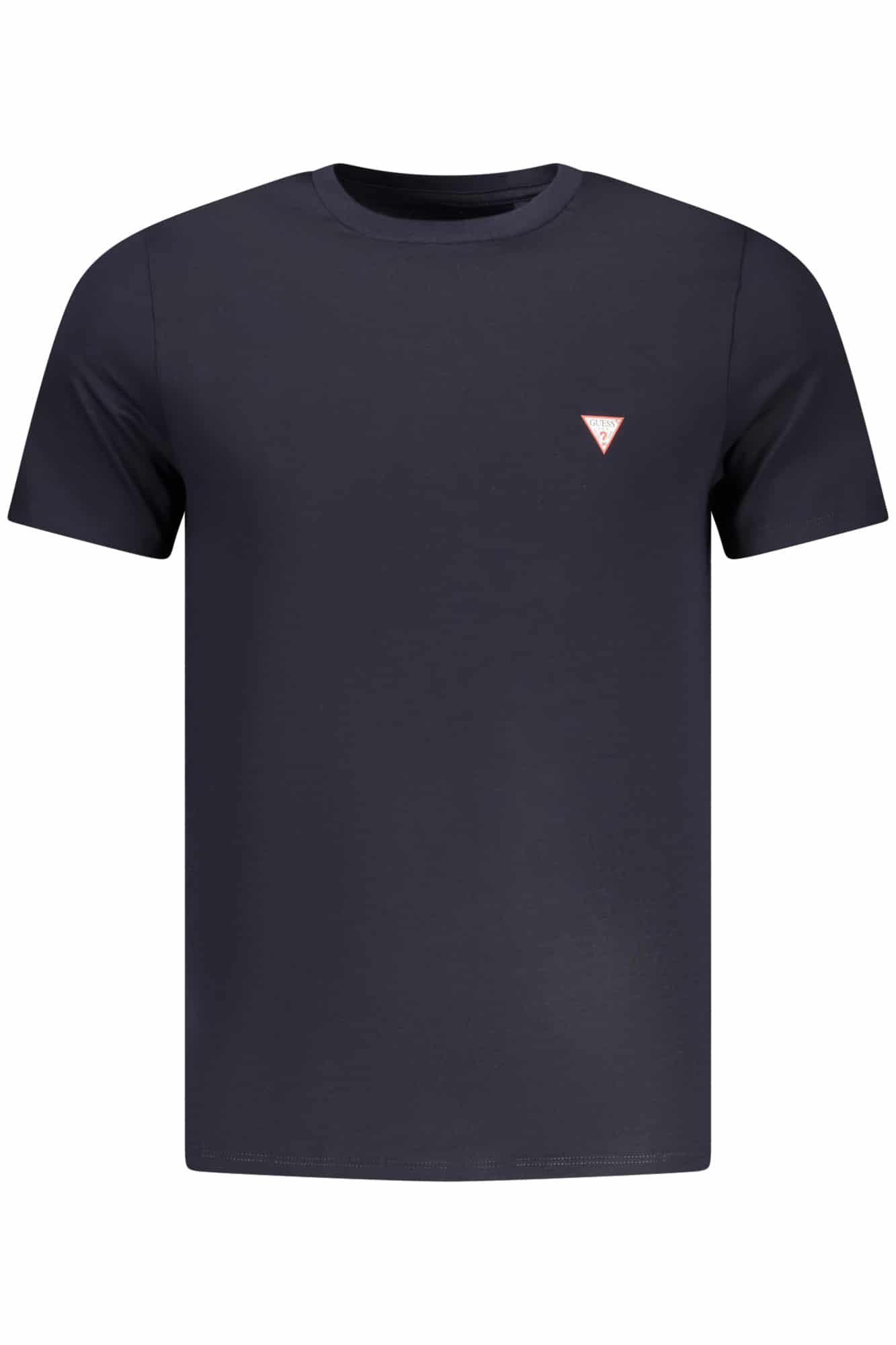 guessjeanst-shirtmanichecorteuomoblu_1 GUESS JEANS MEN'S SHORT-SLEEVED T-SHIRT BLUE - Image 1