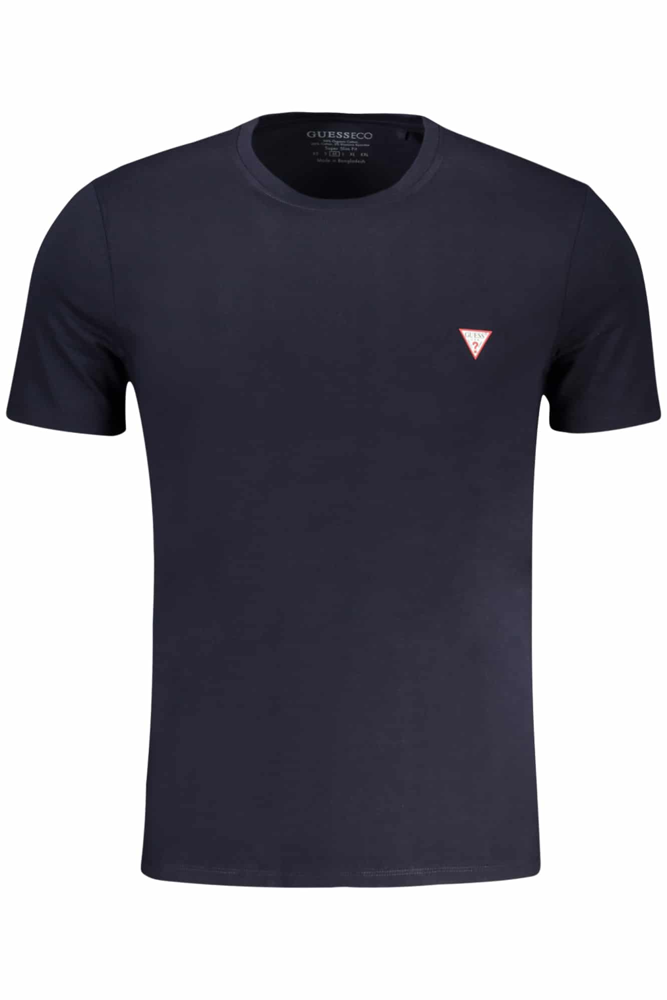 guessjeanst-shirtmanichecorteuomoblu_1 GUESS JEANS SHORT SLEEVE T-SHIRT MEN BLUE - Image 1