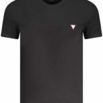 GUESS JEANS SHORT SLEEVE T-SHIRT MEN BLACK