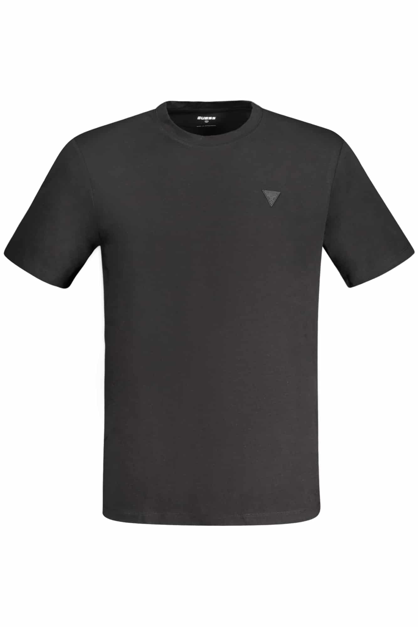 guessjeanst-shirtmanichecorteuomonero_1 GUESS JEANS SHORT SLEEVE T-SHIRT MEN BLACK - Image 1