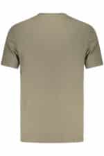 GUESS JEANS MEN'S SHORT-SLEEVED T-SHIRT GREEN - Image 2