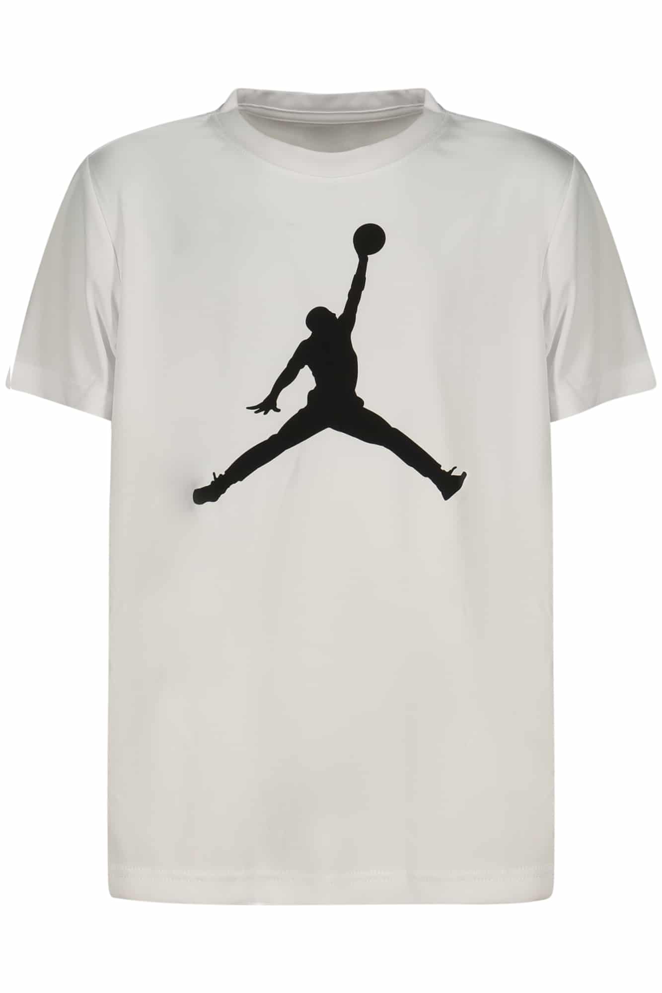 jordant-shirtmanichecortebambinobianco_1 JORDAN SHORT-SLEEVED T-SHIRT FOR KIDS, WHITE - Image 1