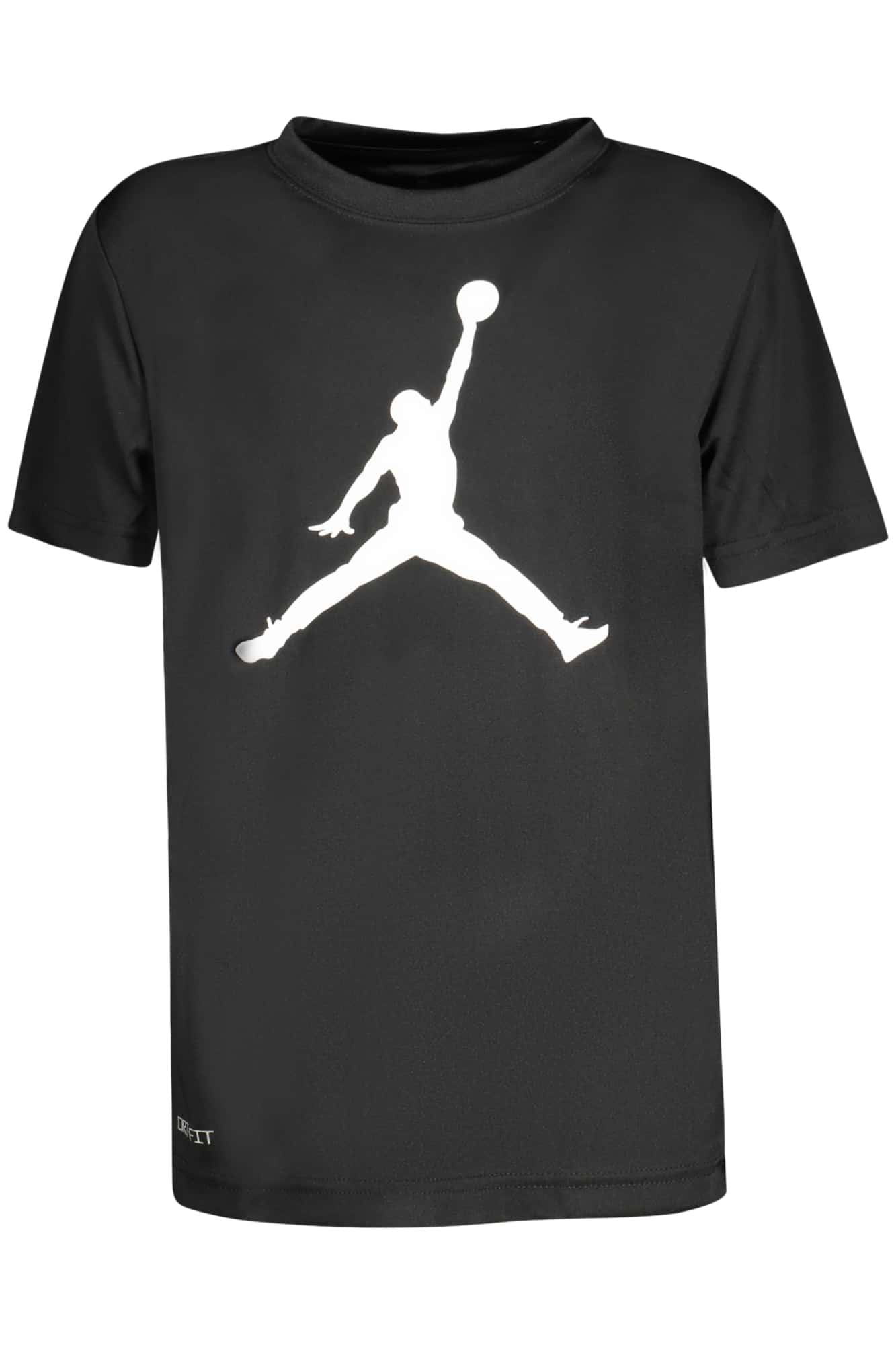 jordant-shirtmanichecortebambinonero_1 JORDAN SHORT-SLEEVED T-SHIRT FOR KIDS, BLACK - Image 1