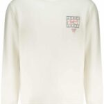TOMMY HILFIGER MEN'S ZIP-UP SWEATSHIRT WHITE