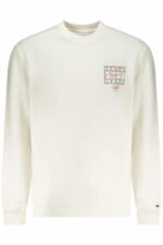 TOMMY HILFIGER MEN'S ZIP-UP SWEATSHIRT WHITE