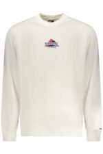 TOMMY HILFIGER MEN'S ZIP-UP SWEATSHIRT WHITE
