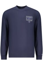 TOMMY HILFIGER MEN'S BLUE ZIP-UP SWEATSHIRT