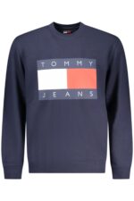TOMMY HILFIGER MEN'S BLUE ZIP-UP SWEATSHIRT