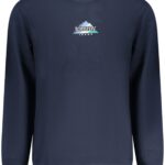 TOMMY HILFIGER MEN'S BLUE ZIP-UP SWEATSHIRT