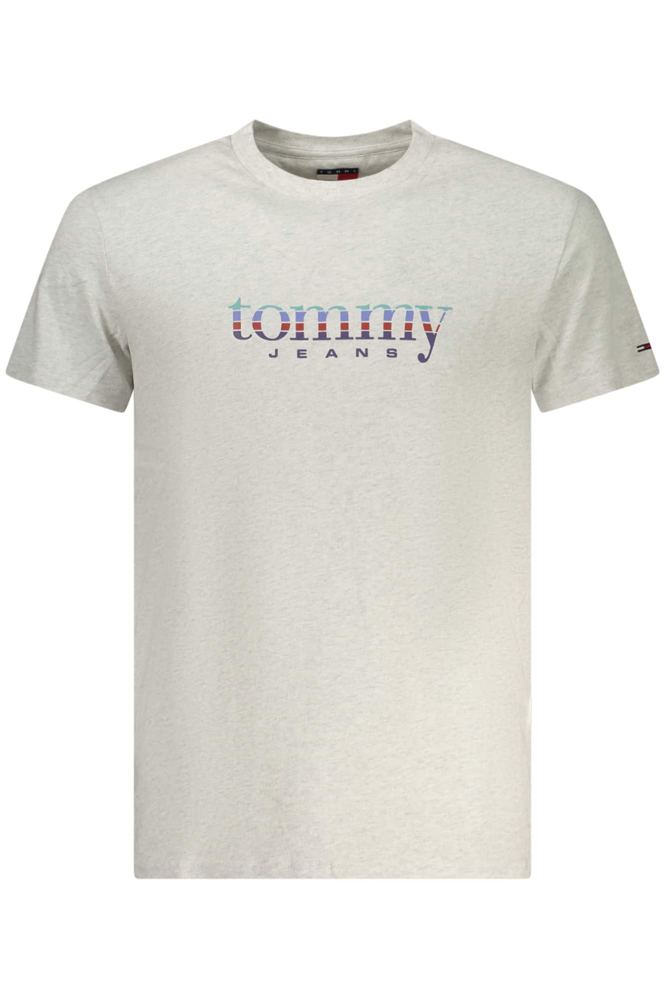 tommyhilfigert-shirtmanichecorteuomogrigio_1 TOMMY HILFIGER MEN'S SHORT-SLEEVE T-SHIRT GREY - Image 1