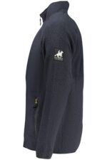US GRAND MEN'S BLUE ZIP-UP SWEATSHIRT - Image 3