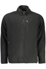 US GRAND MEN'S BLACK ZIP-UP SWEATSHIRT