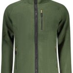 US GRAND MEN'S GREEN ZIP-UP SWEATSHIRT