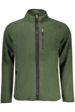 US GRAND MEN'S GREEN ZIP-UP SWEATSHIRT