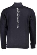 US GRAND MEN'S BLUE ZIP-UP SWEATSHIRT - Image 2