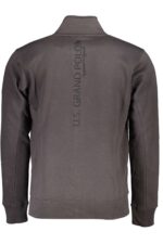 US GRAND MEN'S GRAY ZIP-UP SWEATSHIRT - Image 2