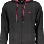 US GRAND MEN'S BLACK ZIP-UP SWEATSHIRT
