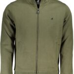 US GRAND MEN'S GREEN ZIP-UP SWEATSHIRT