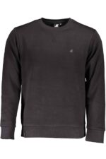 US GRAND MEN'S BLACK ZIP-UP SWEATSHIRT