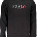 US GRAND MEN'S BLACK ZIP-UP SWEATSHIRT