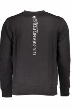 US GRAND MEN'S BLACK ZIP-UP SWEATSHIRT - Image 2
