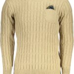 US GRAND MEN'S BEIGE SWEATER
