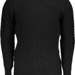 US GRAND MEN'S BLACK SWEATER