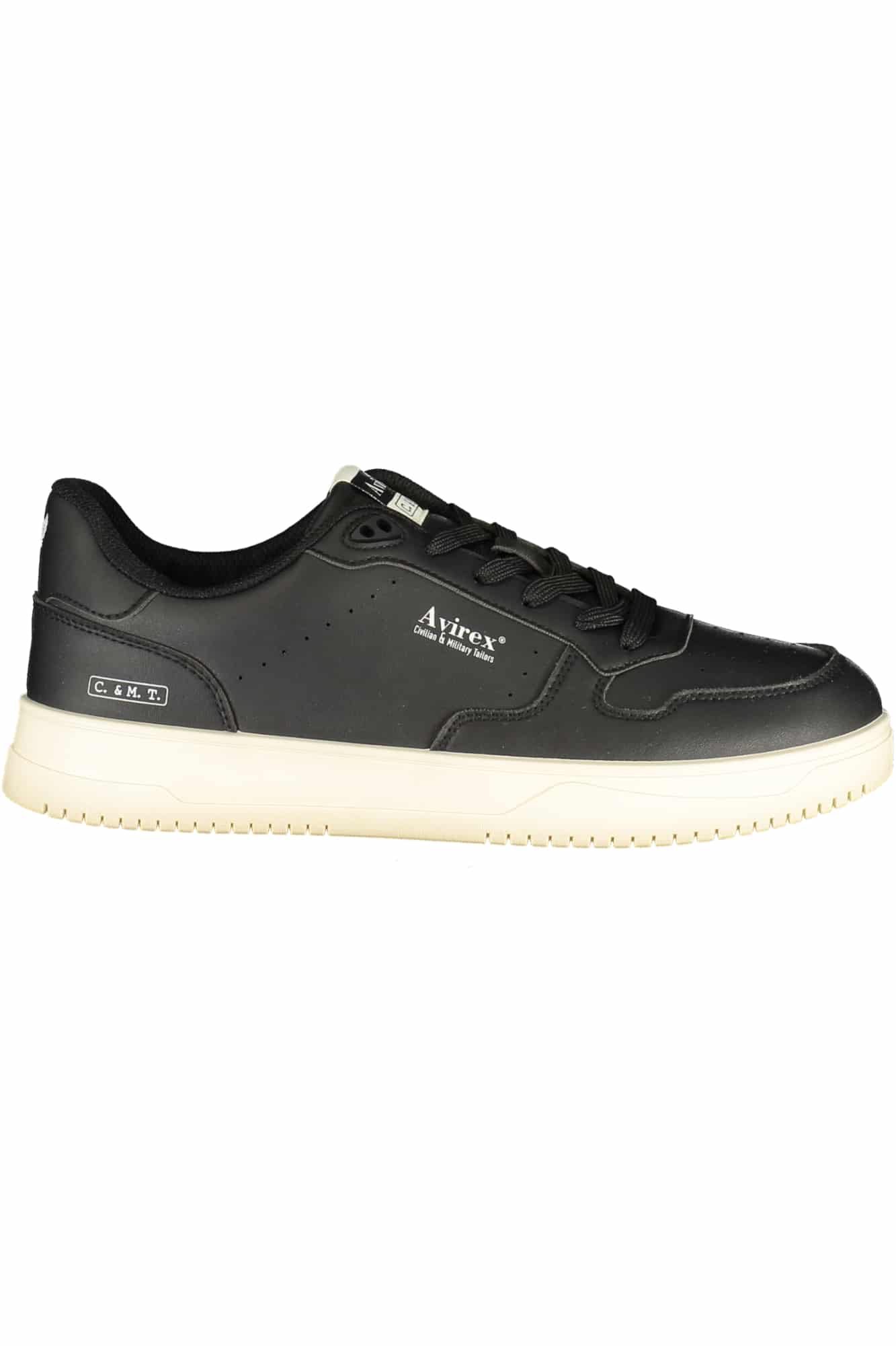 avirexcalzaturasportivauomonero_1 AVIREX MEN'S BLACK SPORTS FOOTWEAR - Image 1