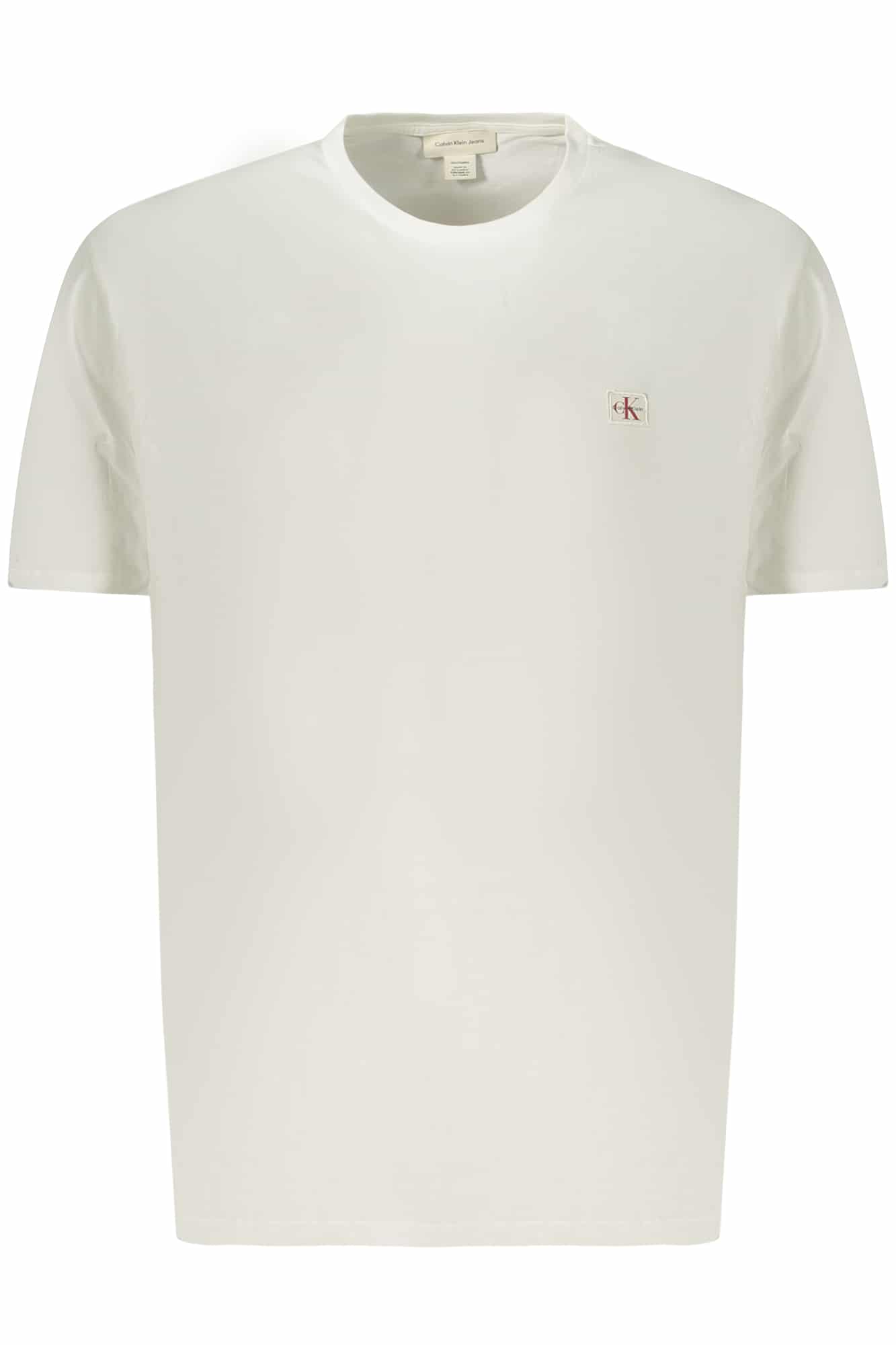 calvinkleint-shirtmanichecorteuomobianco_1 CALVIN KLEIN MEN'S SHORT-SLEEVE T-SHIRT WHITE - Image 1
