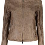 DESIGUAL WOMEN'S BROWN JACKET