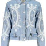 DESIGUAL WOMEN'S DENIM JACKET, BLUE